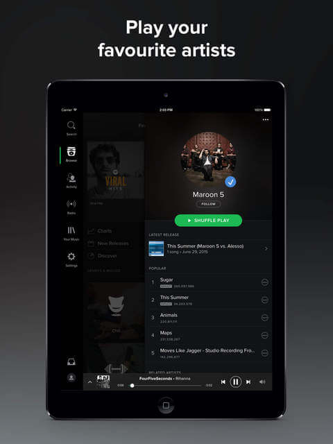 App Store Spotify For Ios 4